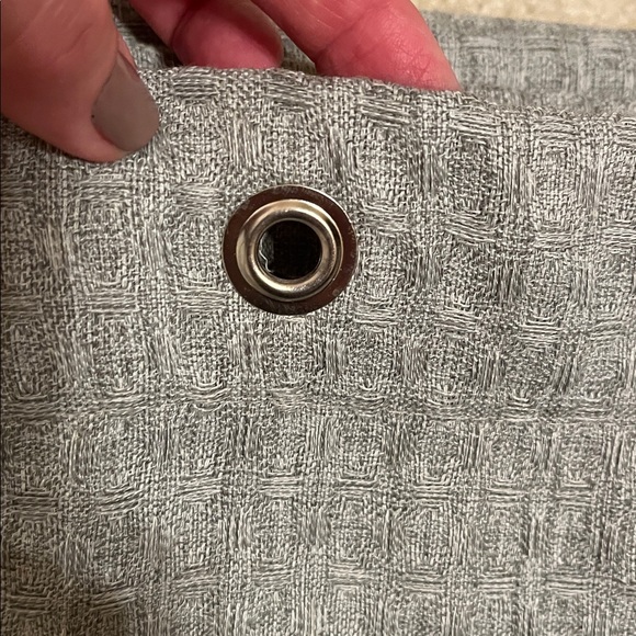 Threshold Waffle Shower Curtain by Target, EUC - Picture 4 of 5